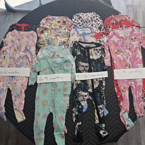 Posh Peanut Baby Rompers Collection - Pink, Blue, Black, Red